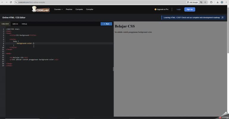 Video CSS Dasar